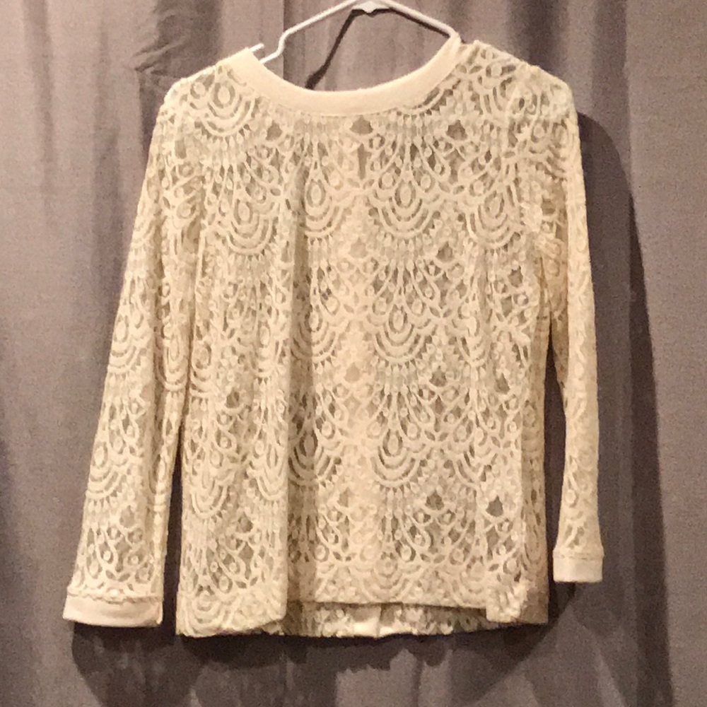 Ivory Lace BR Medium Top